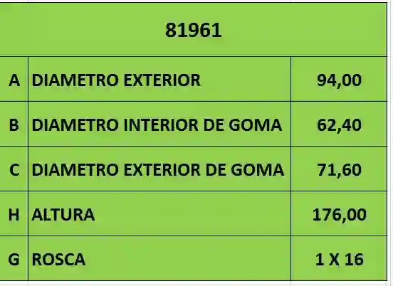 FILTRO ACEITE «1 x 16  CUMMINS 6BT FORD-VW(LF3349)