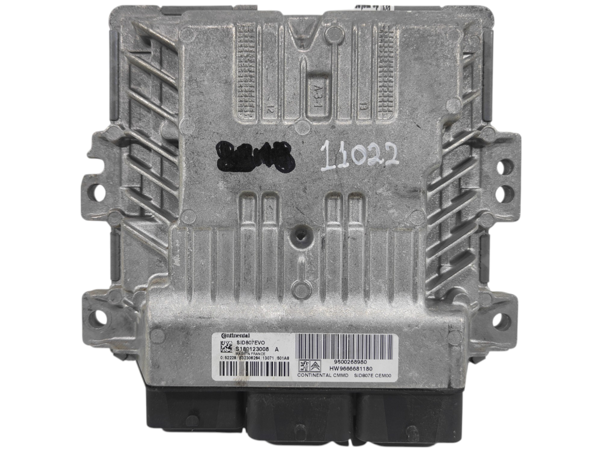 ECU de motor Peugeot 308 1.6 HDI , Ref: 11022-K3C11