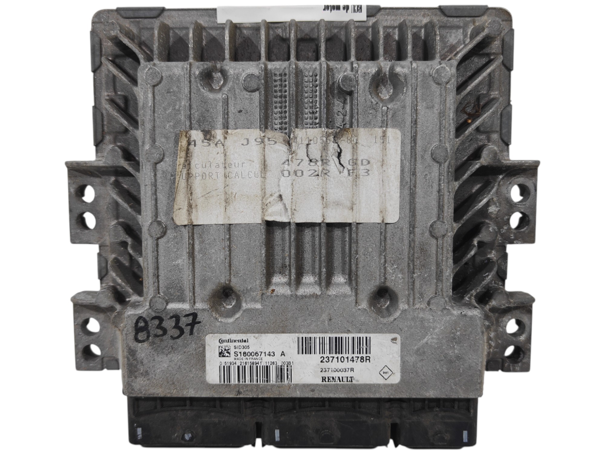 ECU de motor Renault Megane III 1.5 dci , Ref: 8337-K3B2
