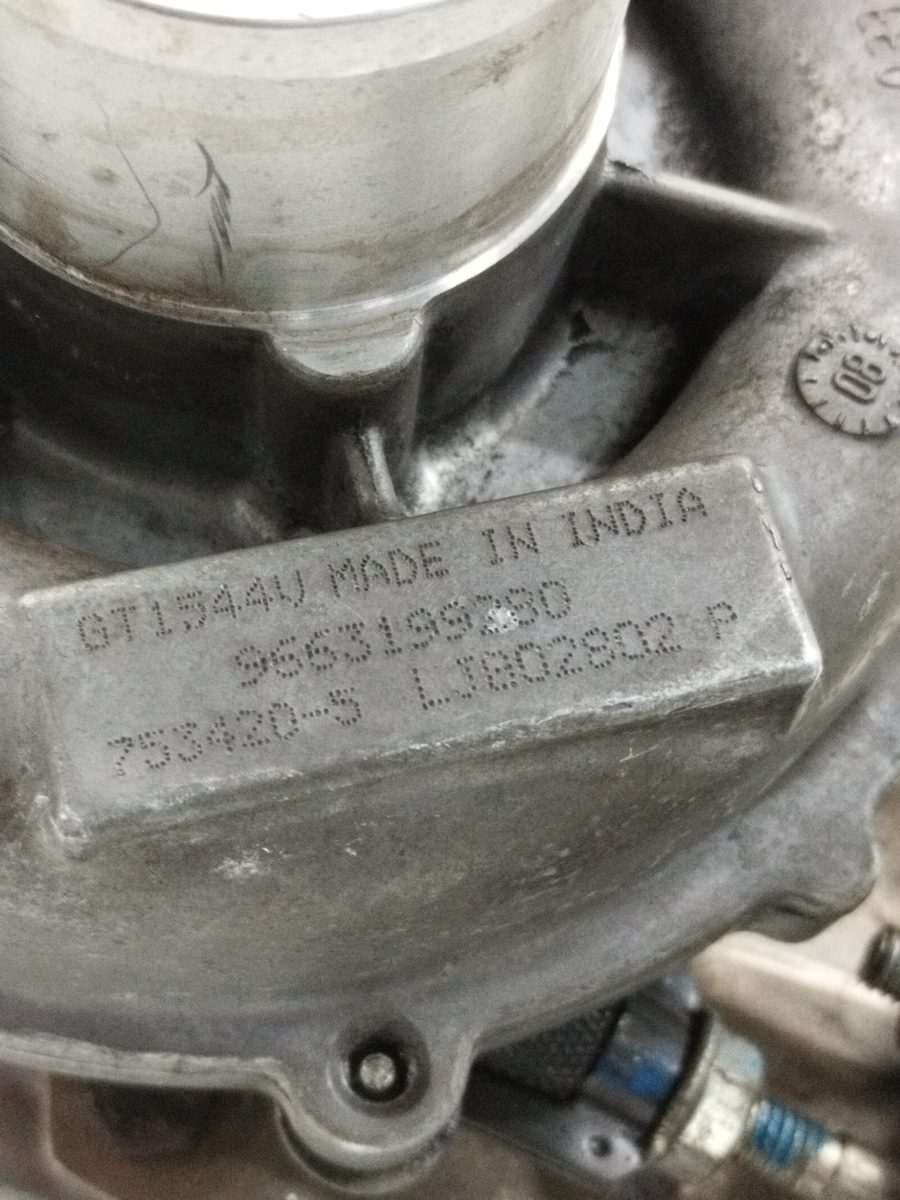 Turbocompresor Citroën Xsara Picasso 1999-2011 1.6 HDi 110 Exclusive 1.6L 80kW 9663199280