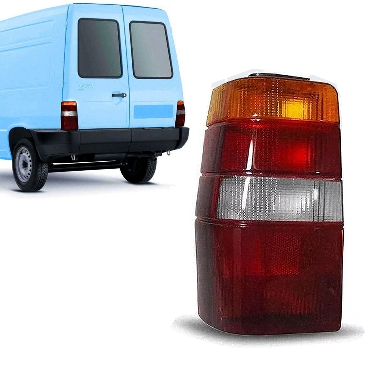 Faro Trasero Fiat Fiorino Ambar Izquierdo