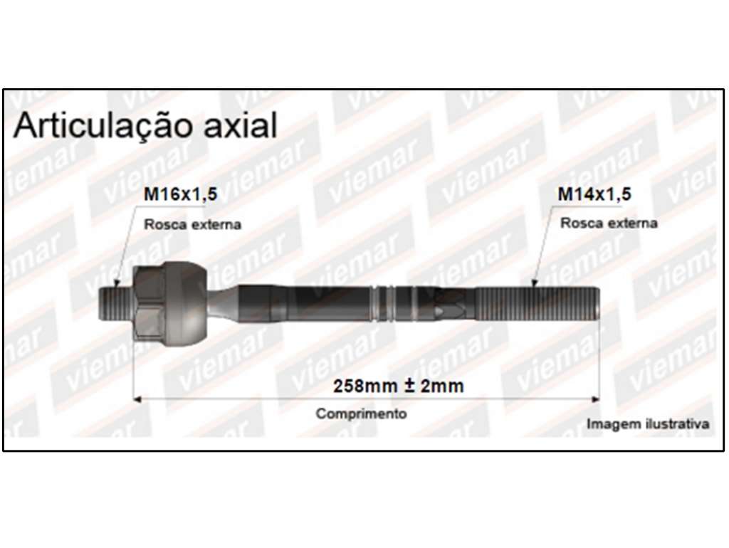PUNTERO CREMALLERA FI TEMPRA 92/99 14MM CAJA DH