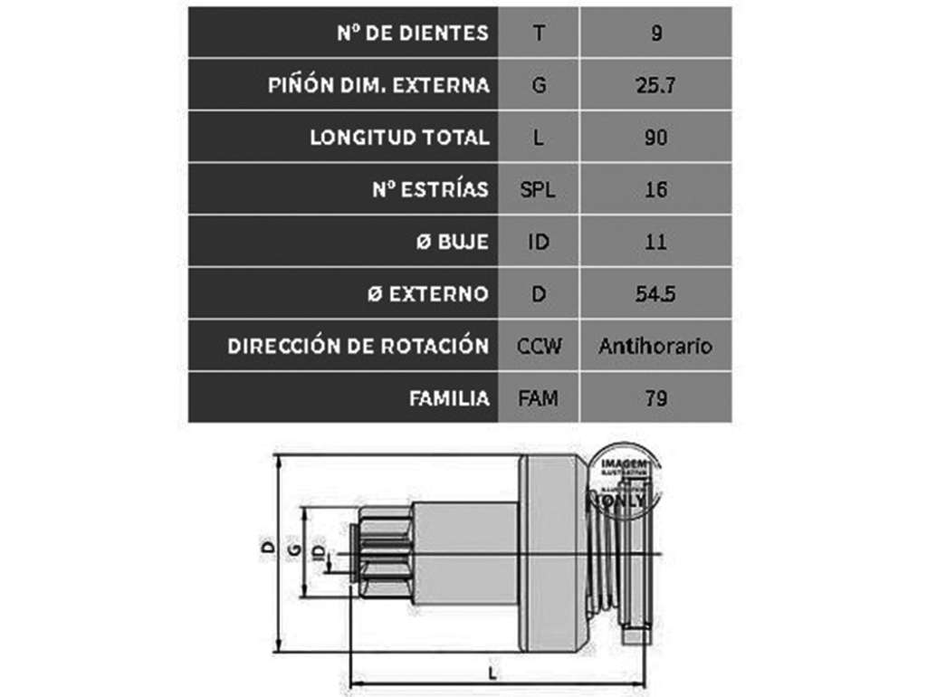 BENDIX BOSCH VW VENTO/POLO 9D. 16E