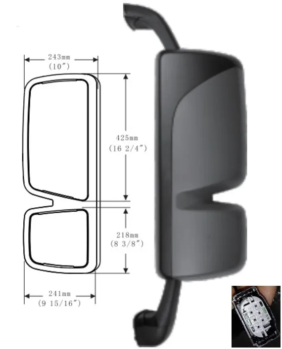 Espejo retrovisor exterior izquierdo
