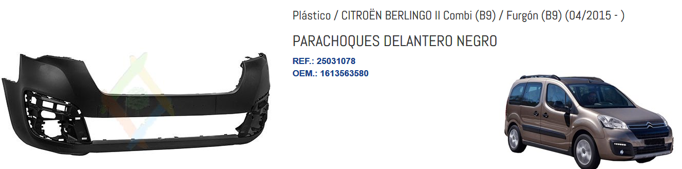 Paragolpe delantero
