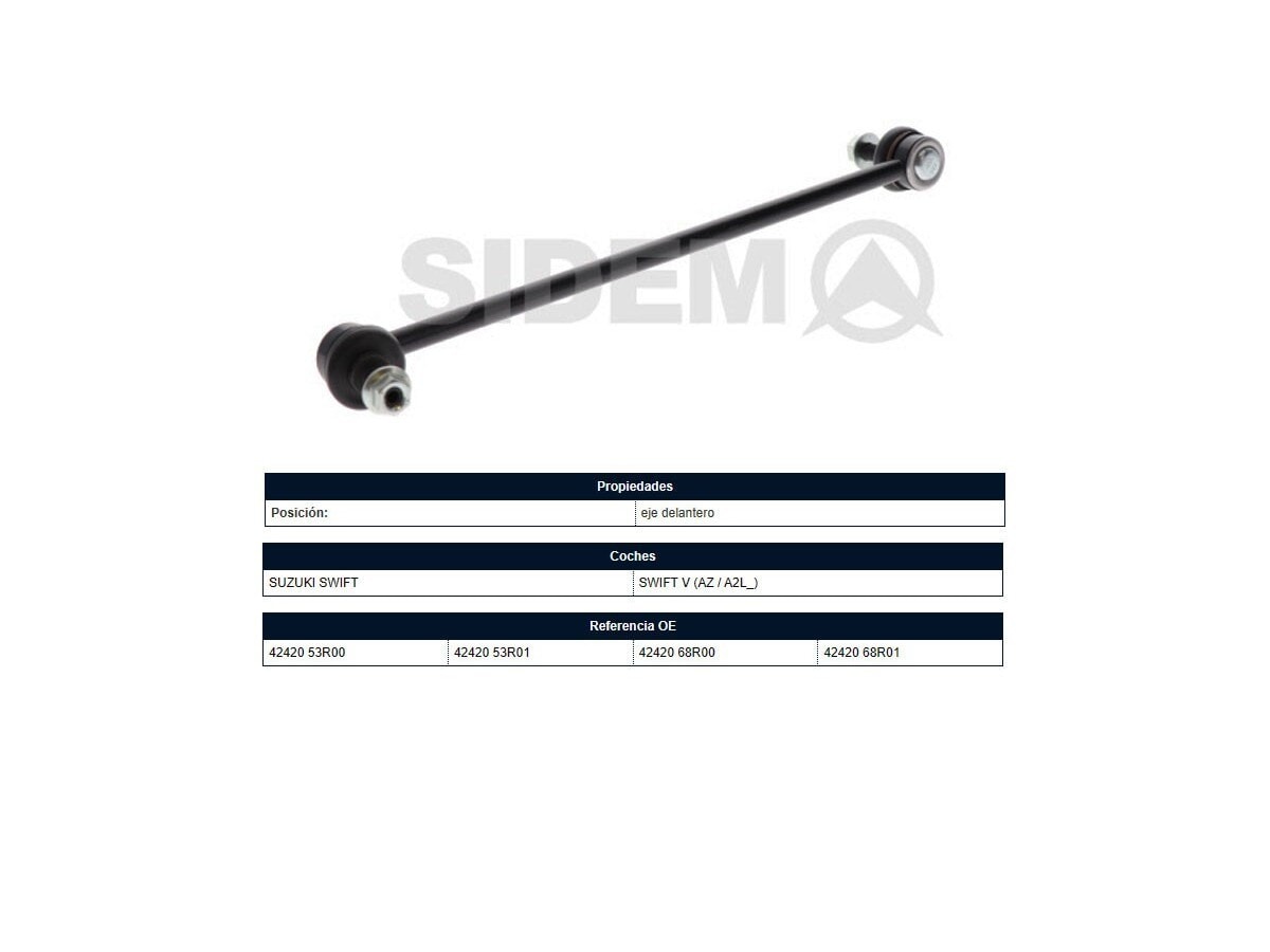 Bieleta Suzuki Swift Dzire/Swift 19-25 Der/Izq