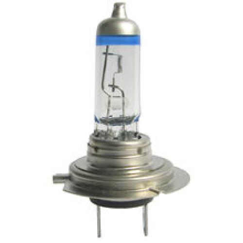 LAMPARA HALOG. 12V H7 55W +90% TUNG. MEGA LIGHT ULTRA (PRECIO UNITRANGO VIOLETA + LUZ - VIDA UTILTA