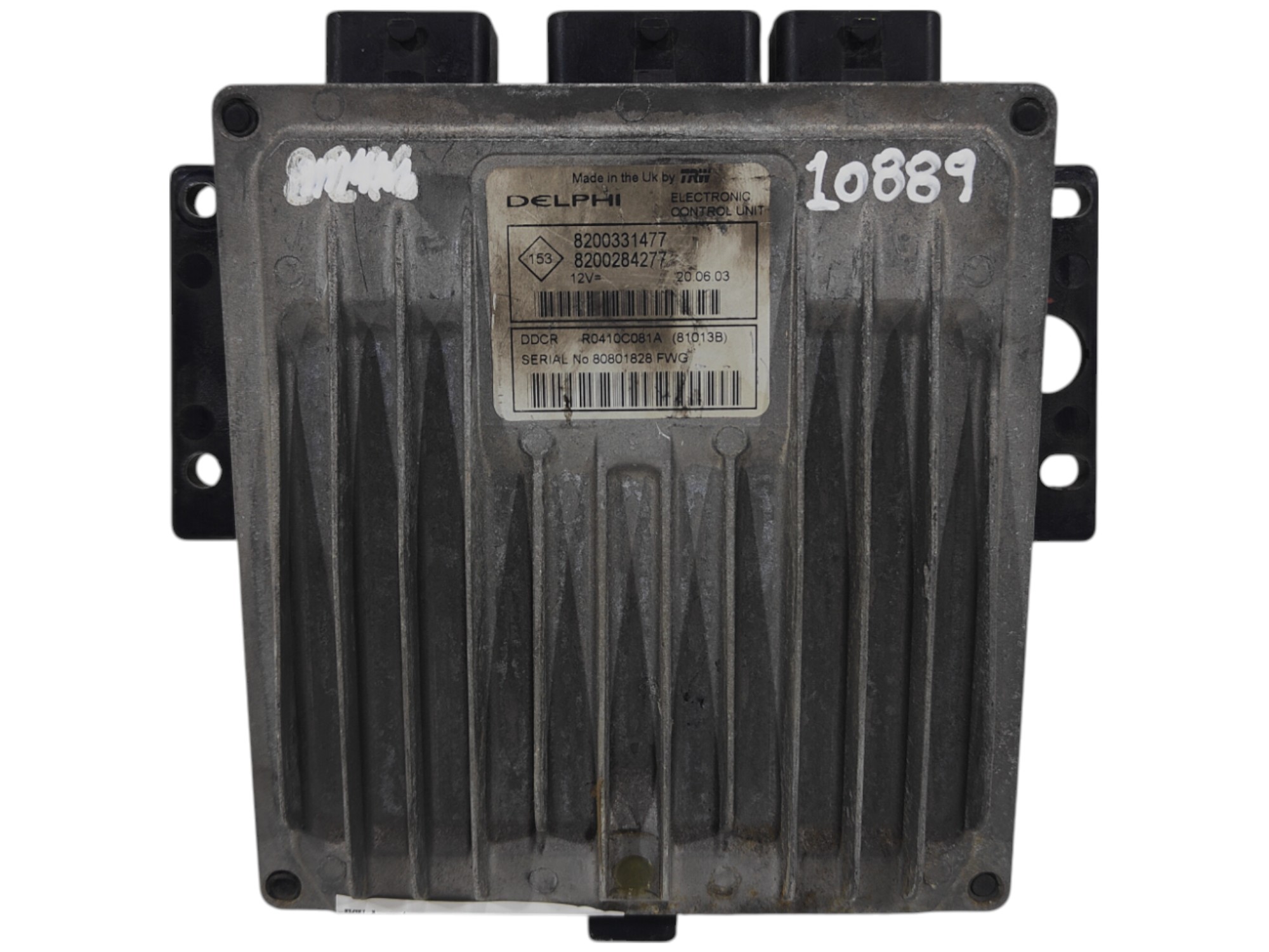 ECU de motor Renault CLIO II 1.5 DCI 65HP , Ref: 10889-K3A7