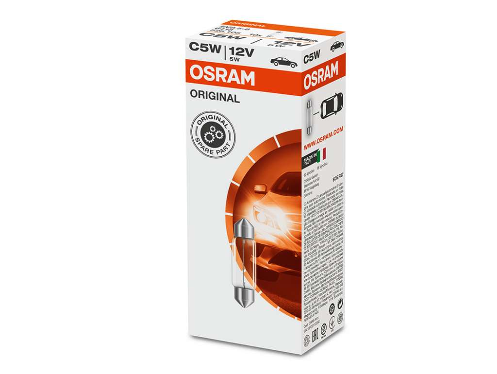 LAMPARA 12V. 5W. TUBULAR 11X39