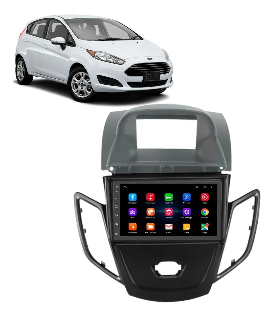 Kit Multimedia Android Ford Fiesta con GPS, TV Online y Bluetooth