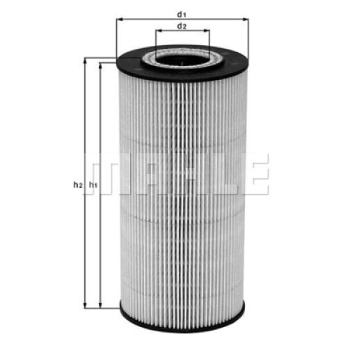 FILTRO GAS OIL SCANIA MAHLE PD202 CS3504 P1278/1