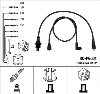 Juego de cables de bujía
