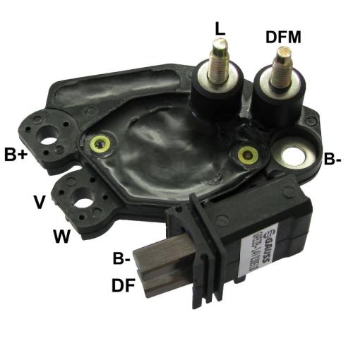REGULADOR VOLTAJE ALT. PEUGEOT CITROEN 206 207 VOLEX C30 CON ALT. VALEO SIMILAR A 234982 2 TORNILLOS