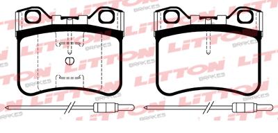 PASTILLAS FRENO DELANTERAS PEUGEOT CITROEN 106 AX ARGENTINAS [LITTON]