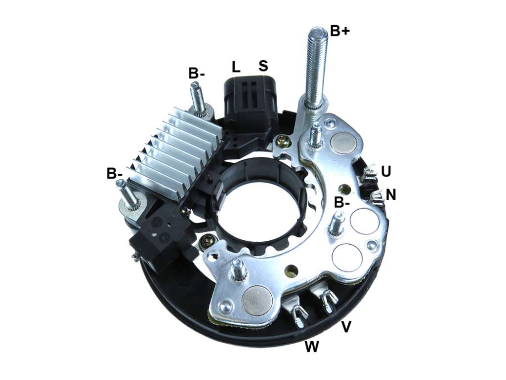 PLACA RECTIFICADORA HITACHI + REGULADOR IS D-MAX 12V