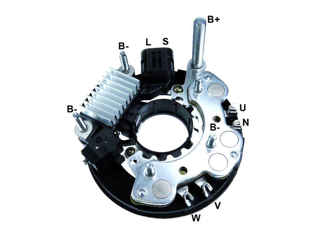 PLACA RECTIFICADORA HITACHI + REGULADOR IS D-MAX 12V