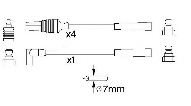 CABLE BUJIAS