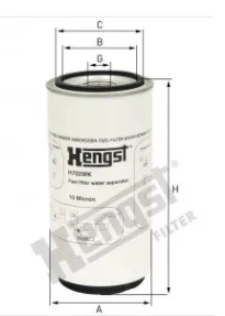 Filtro de combustible separador sin sensor