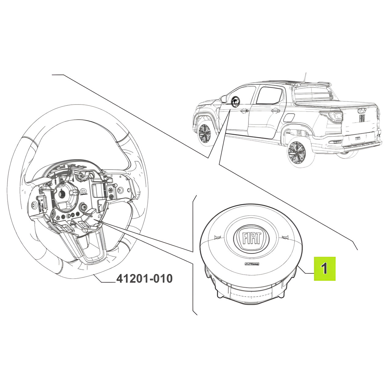 AIRBAG CONDUCTOR -ORIGINAL