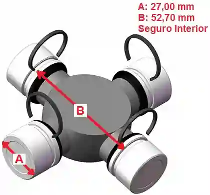 CRUCETA 27.00mm U102 (T)