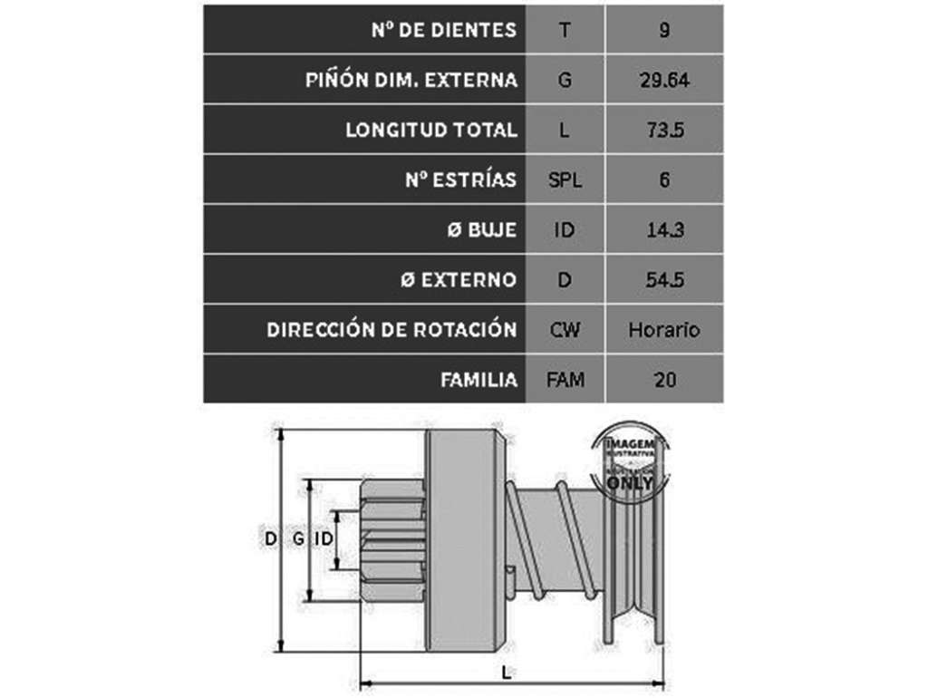 BENDIX CINTRO WAPSA JEEP 9D 6E