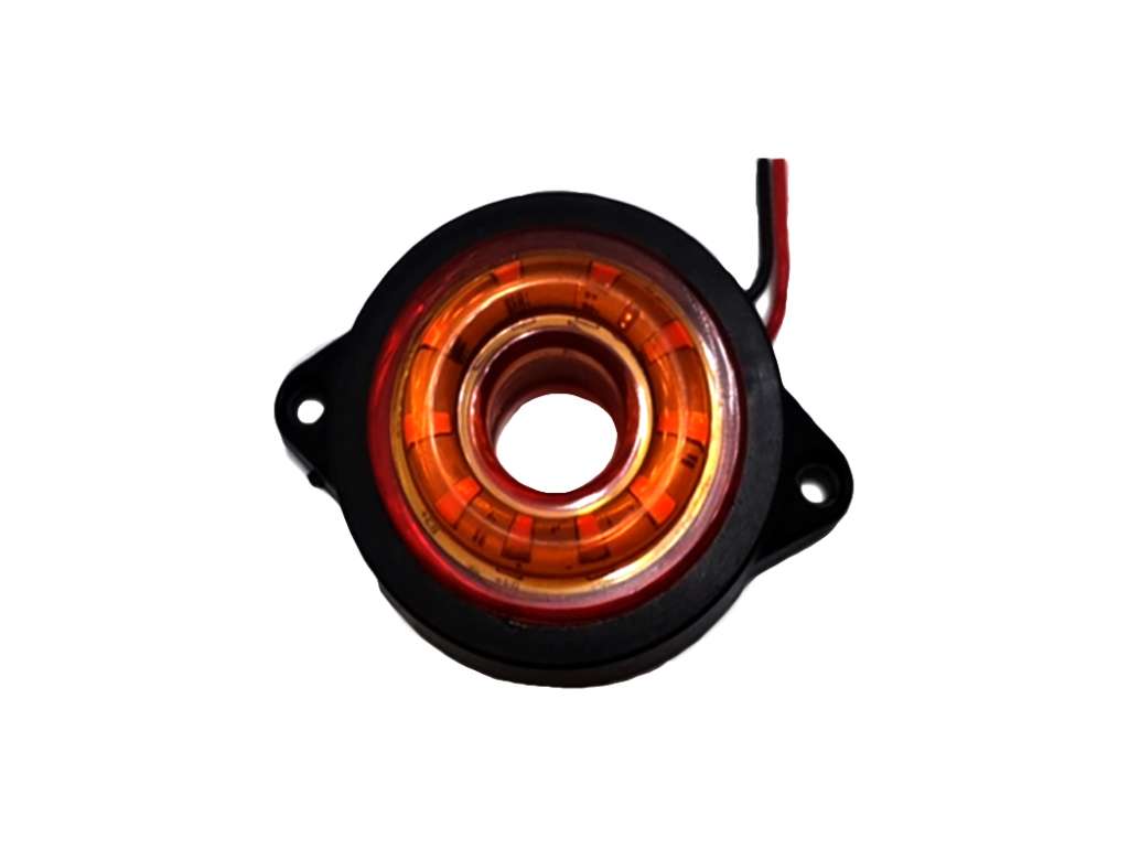 Baliza rotativa LED 10 diodos 12/24V color rojo